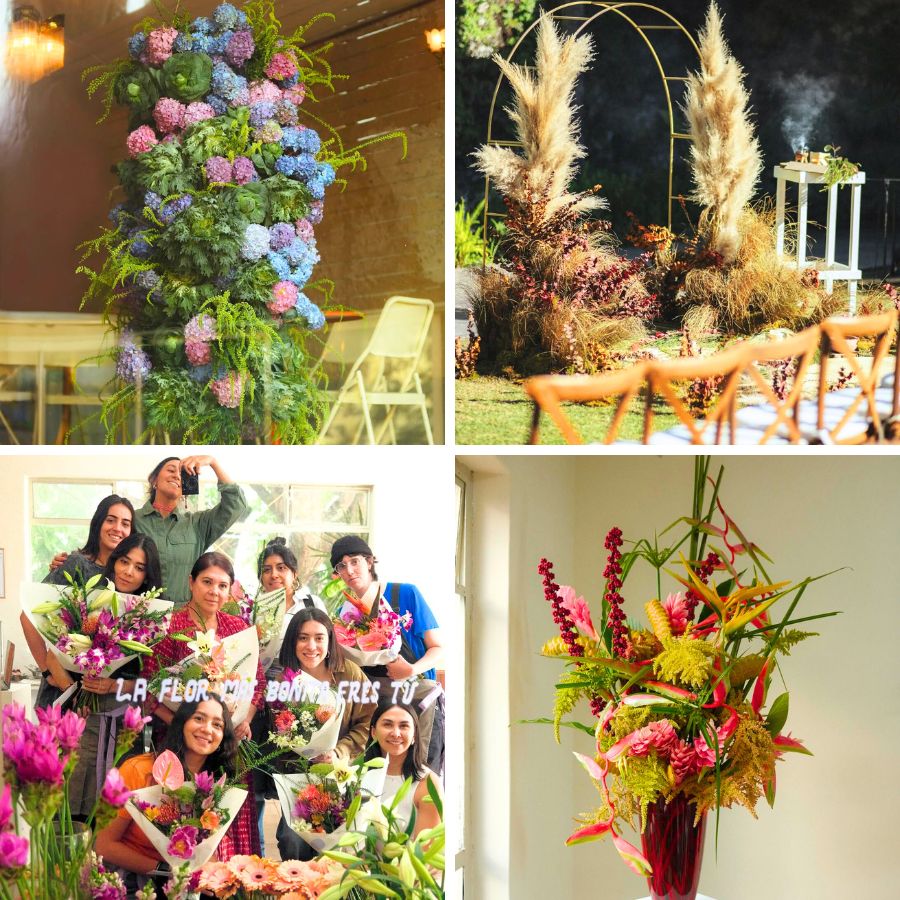 A workshop and floral design by Valeria Navarro and Flor de Barrio A workshop and floral design by Valeria Navarro and Flor de Barrio