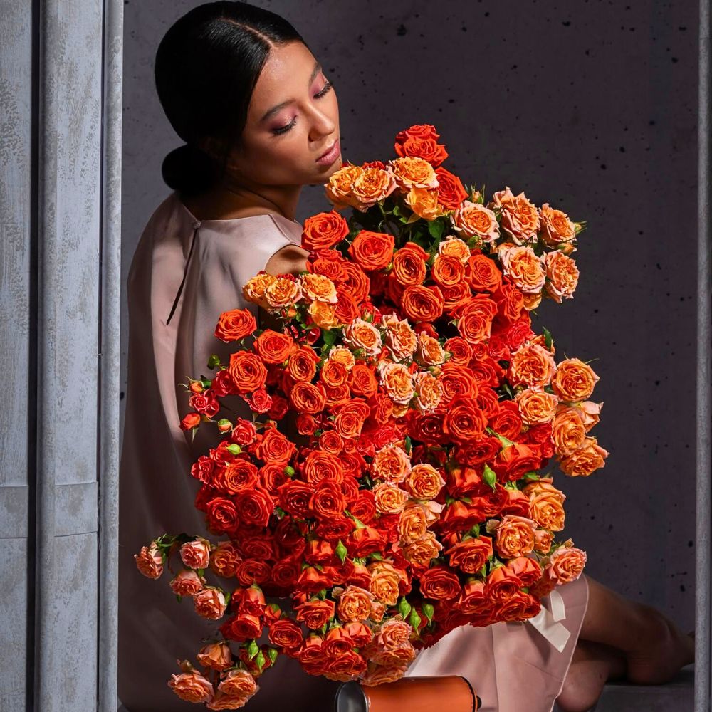 Orange roses Cut Flowers Are So Beneficial for Humans’ Emotional Wellness