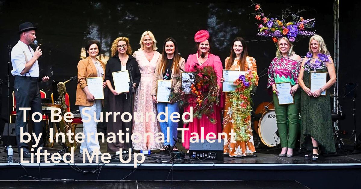 Iwona Kwiatek in Lithuania for Rose Festival
