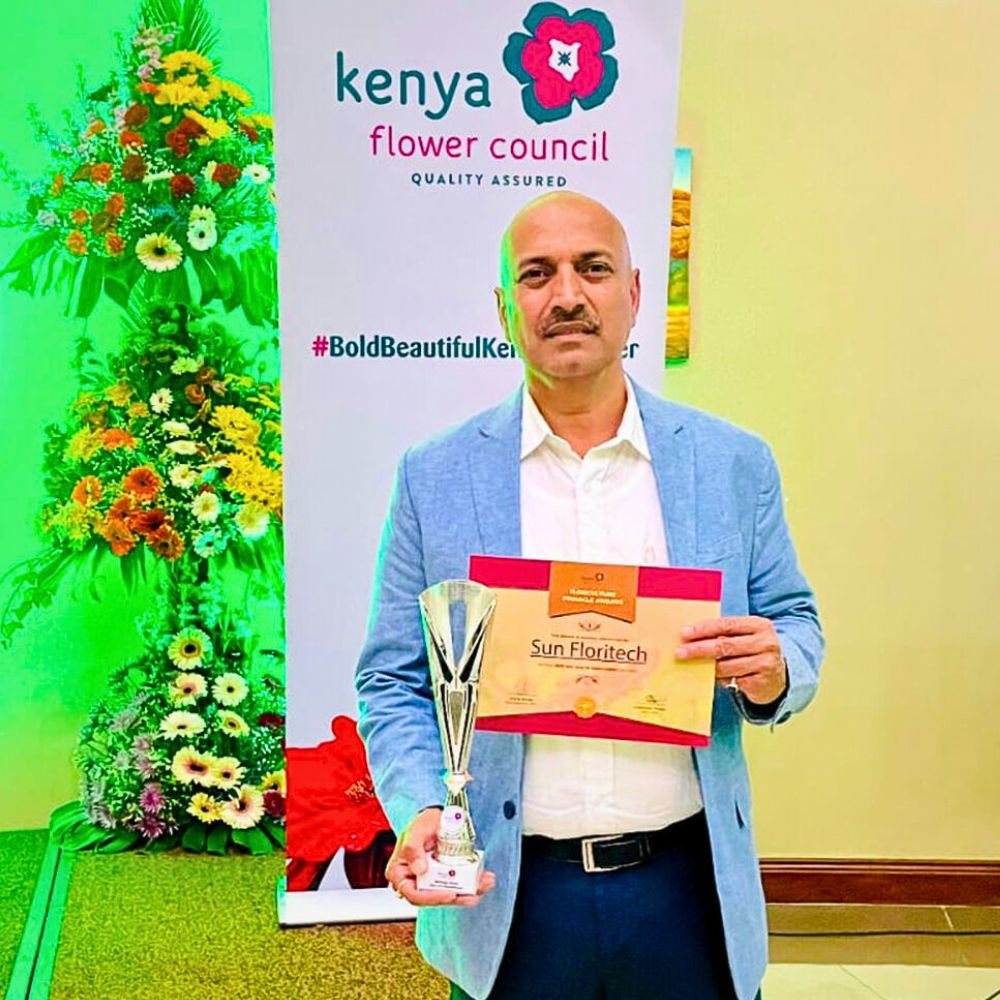 Avinash Mokate of Sunfloritech Ltd. Kenya Flower Council’s Pinnacle Sustainability Awards 2025 Recognize the Very Best in Kenya’s Floral Sustainability Practices