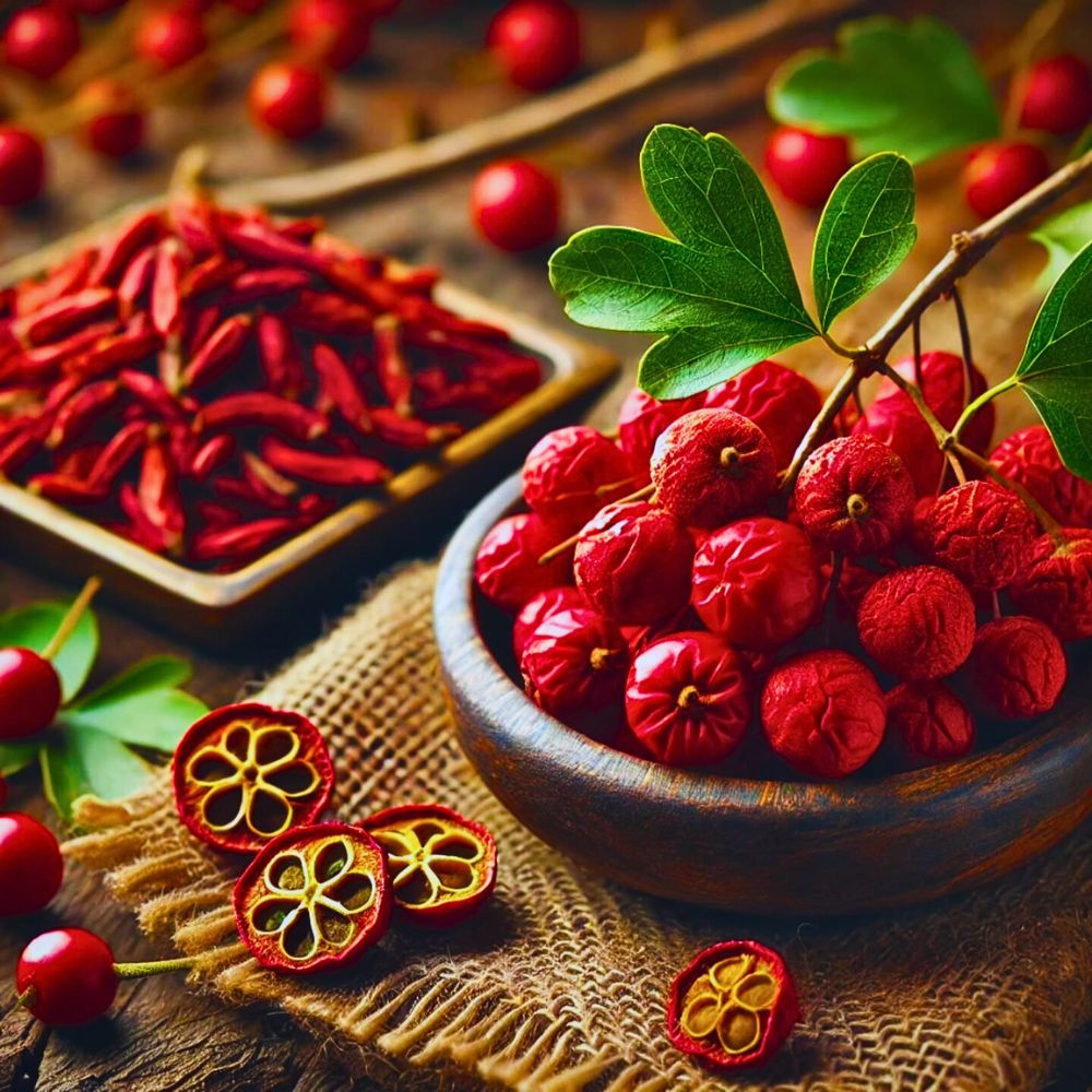 dried berries of Schisandra