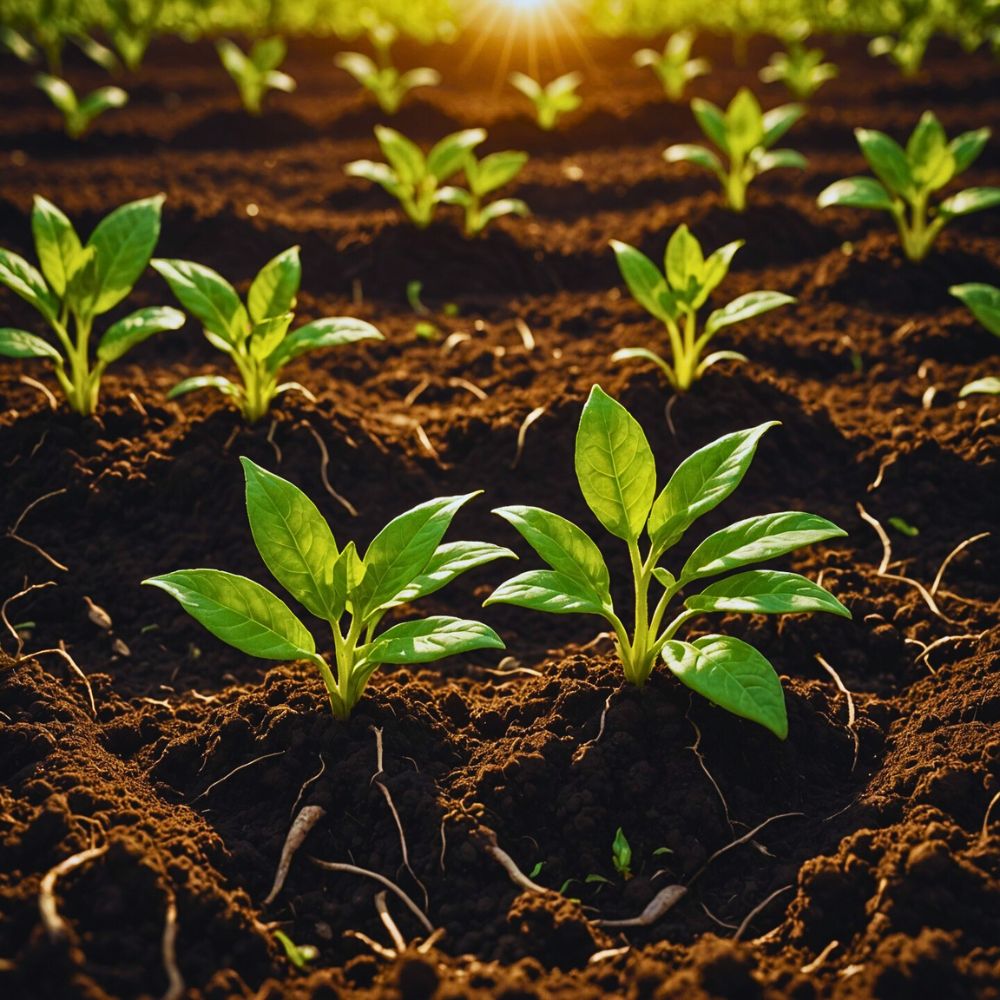Young plants Healthy Soil in Sustainable Floriculture Supports Biodiversity, Climate, and Communities