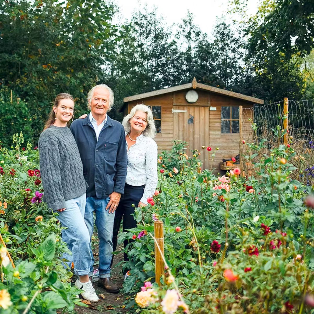 Hariet Whitbread and her parents Hariet Whitbread and her parents