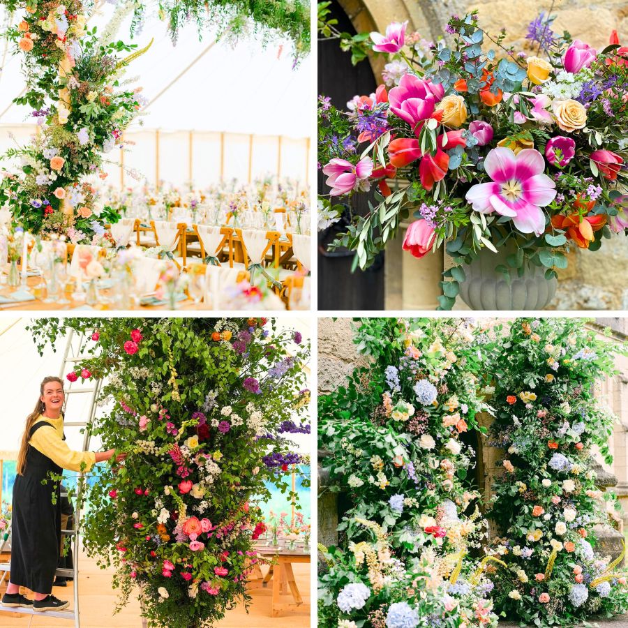 Floral installations and designs by Lincolnshire Floral Co
