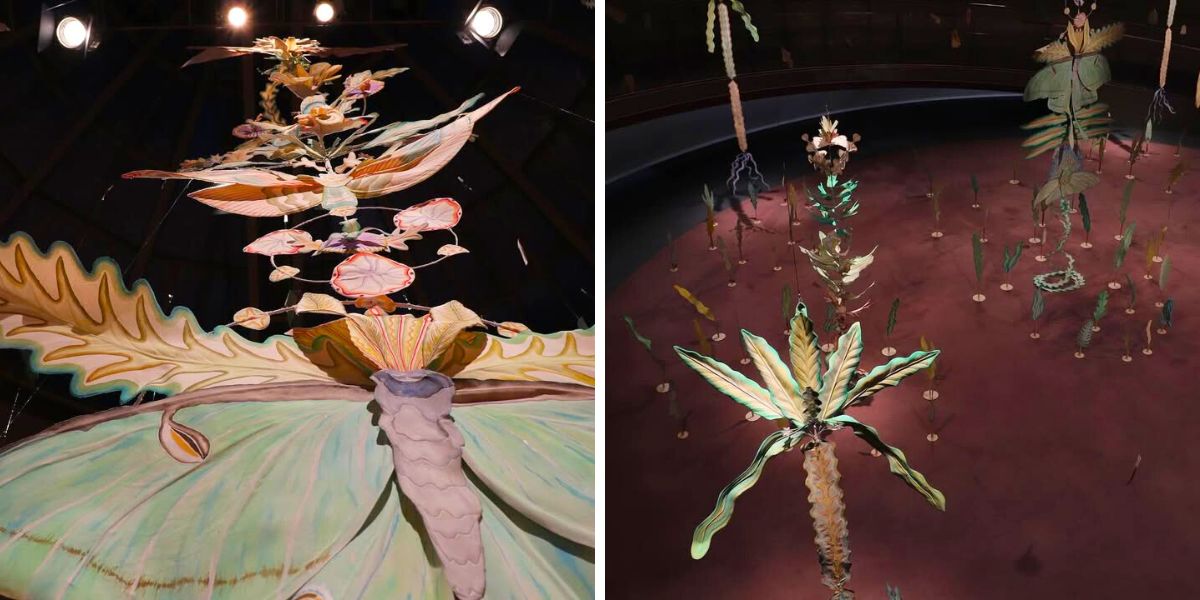 Part of the botanical installation by Mona Sugata