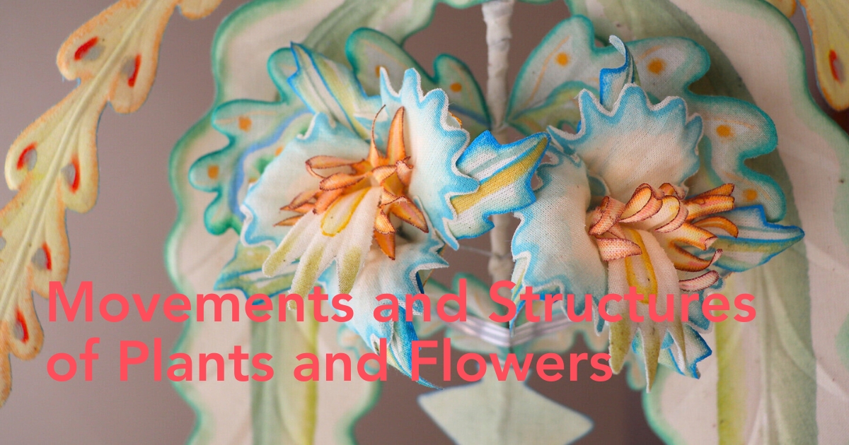 Botanical sculptures by Mona Sugata