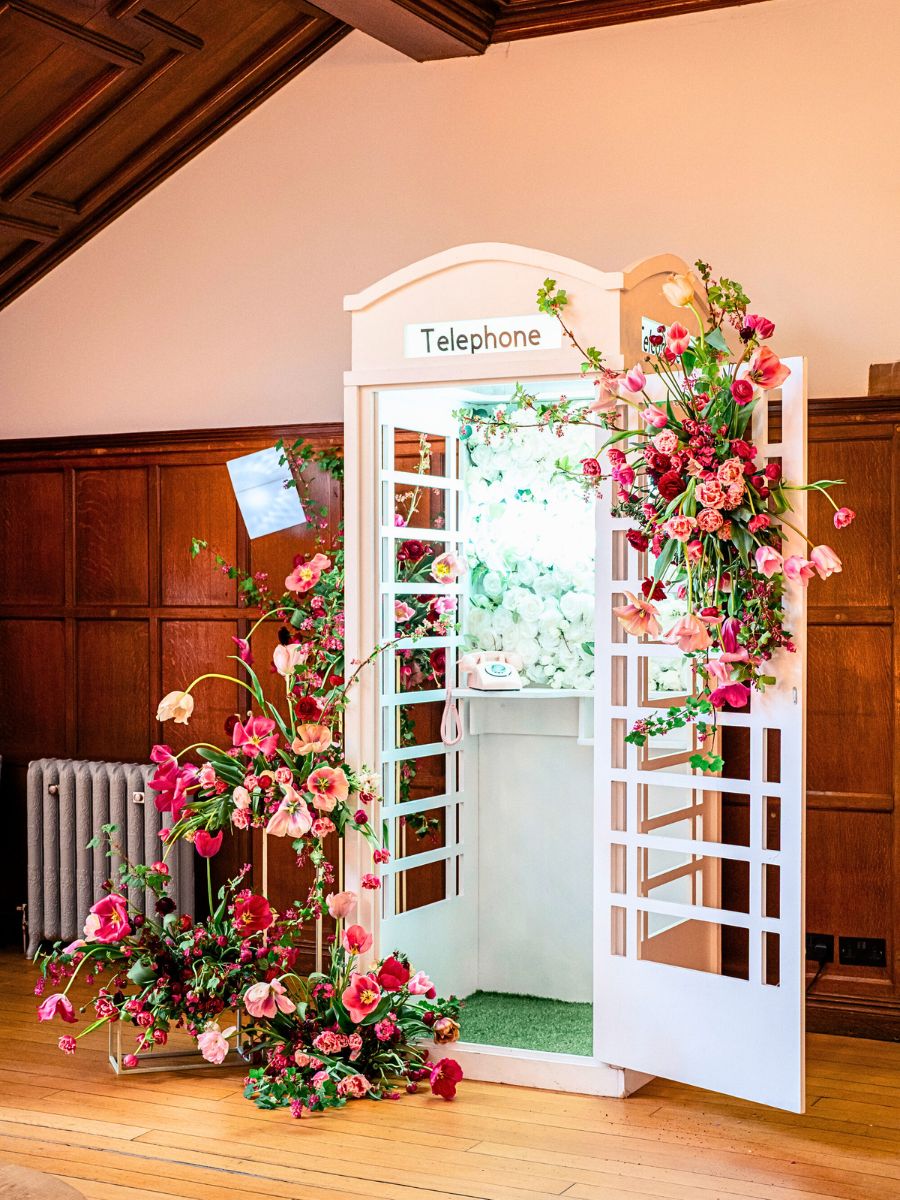 Phone Box With Floral Design by Jacqui O at Salt House