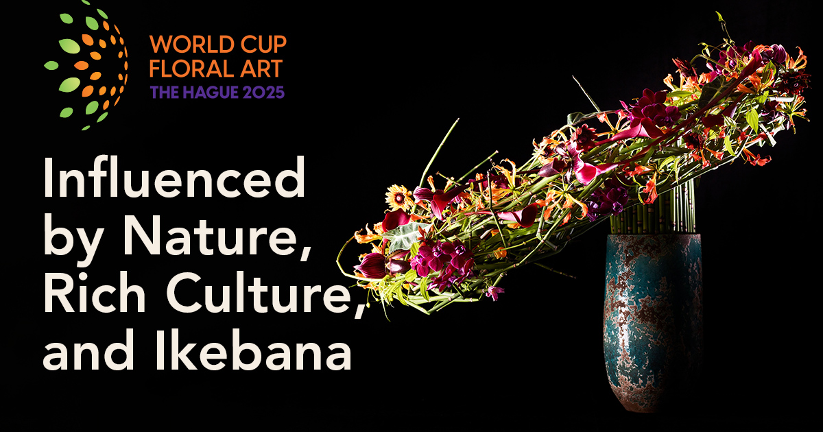 Japan’s Floral Artist Hiroto Inoue Targets to Be a Cut Above the Rest at the 2025 World Cup Floral Art