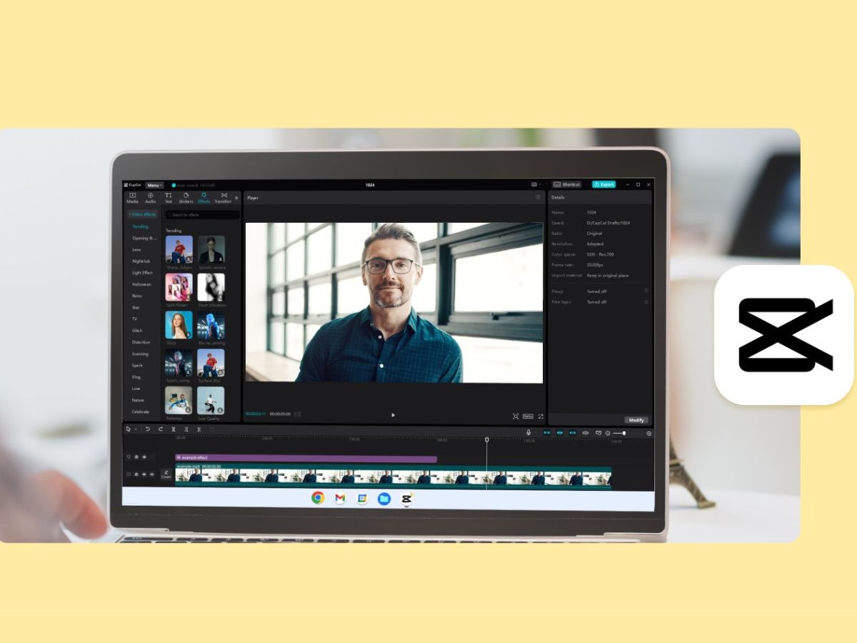 CapCut video editing image