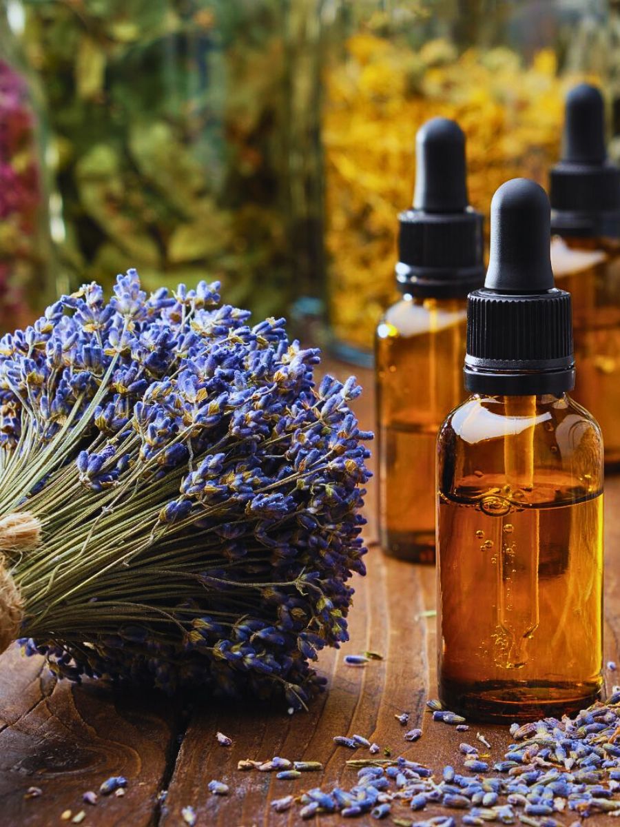 Lavender Oil for Skin applying a few drops of lavender oil on dry skin promotes moisturizing effects and when you apply lavender oil directly to folicles, it enhances hair growth