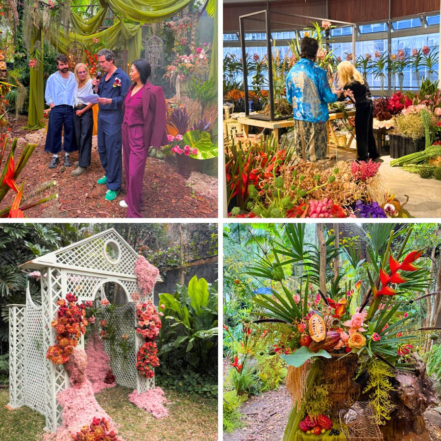 Tropical installations by Mikey and Lucia