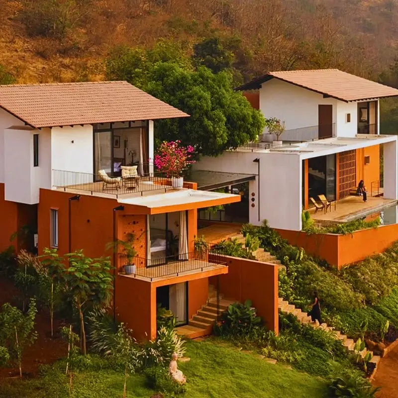 Villa Prakriti by unTAG India Sahyadri Mountains Biophilic Experience