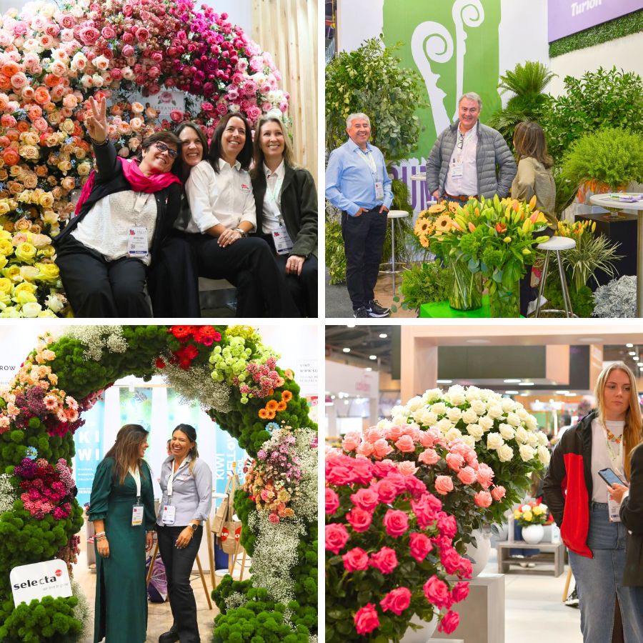 Moments of joy and flowers during Proflora