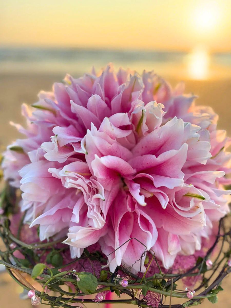 Bridal Bouquet Karin Pasman With Fluorite Lilies