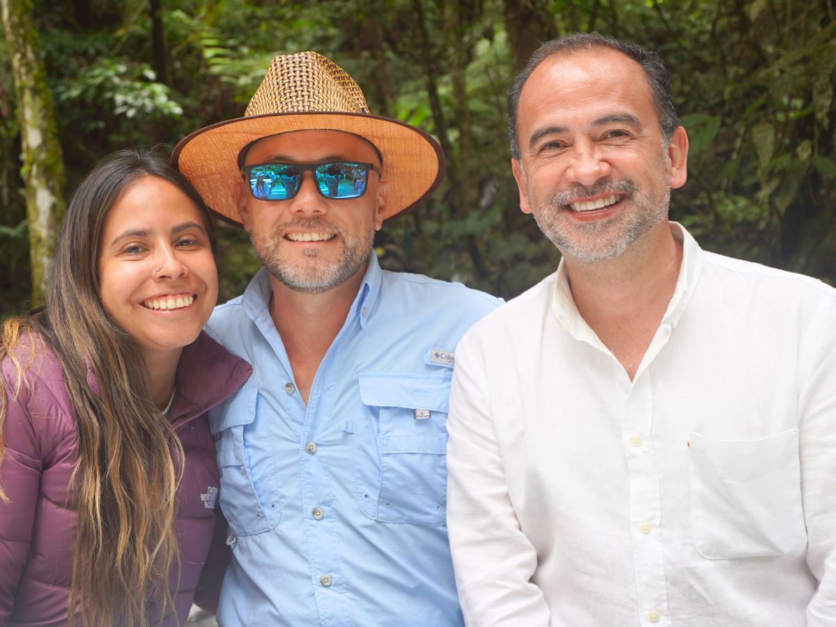 Three floral designers from Guatemala
