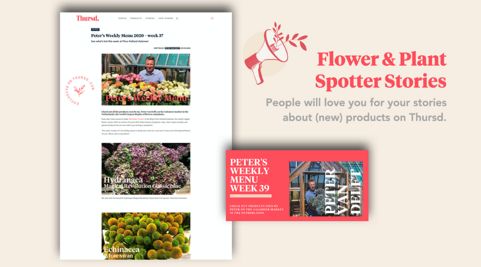 Blogger on Thursd. - Flower and Plant Spotter Stories