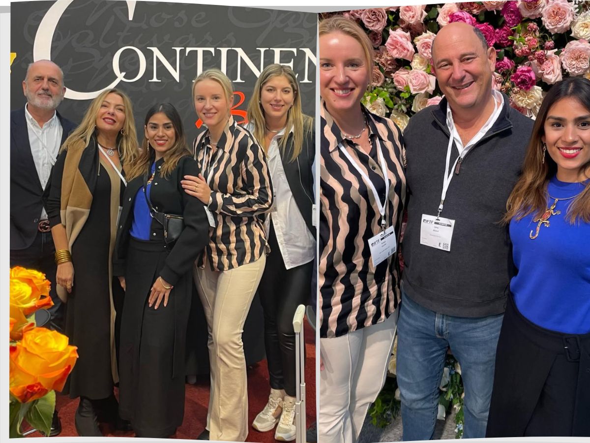 Shallima Turizo posing for a picture with teams Continental breeding and Alexandra Farms during the IFTF 2024 10 Questions to Shallima Turizo