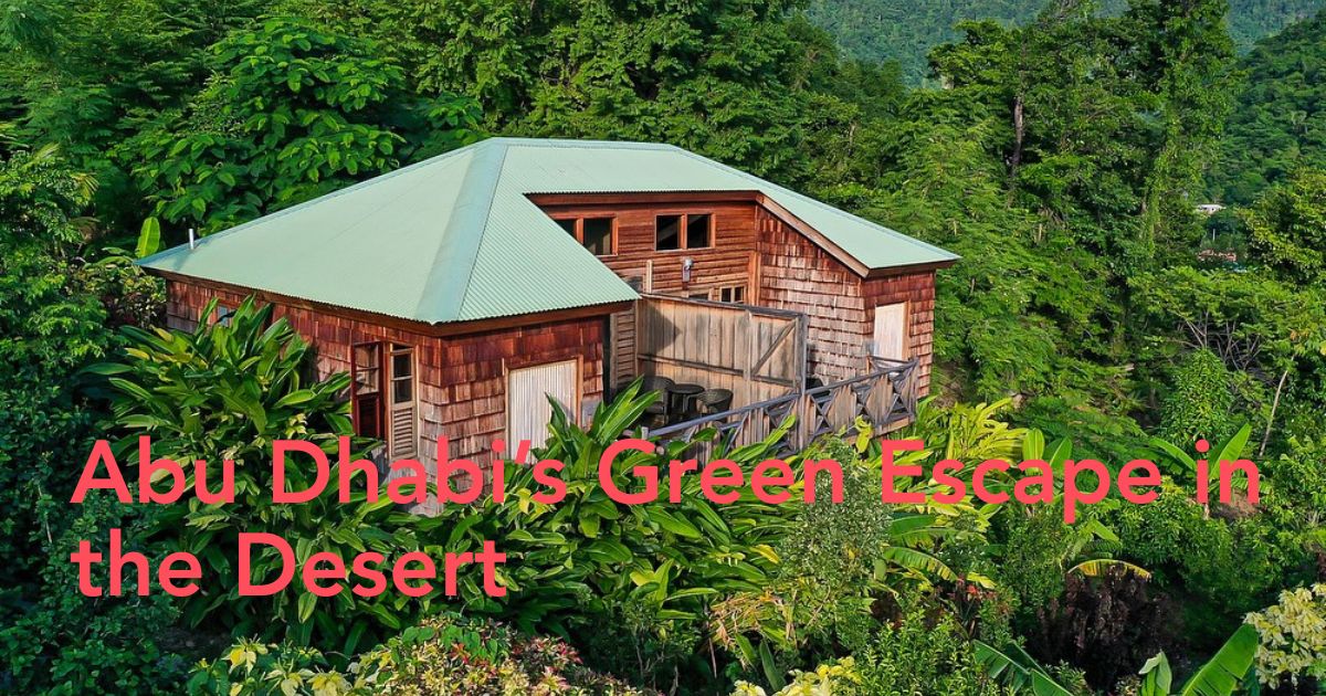 Green travel Abu Dhabi Header Image
