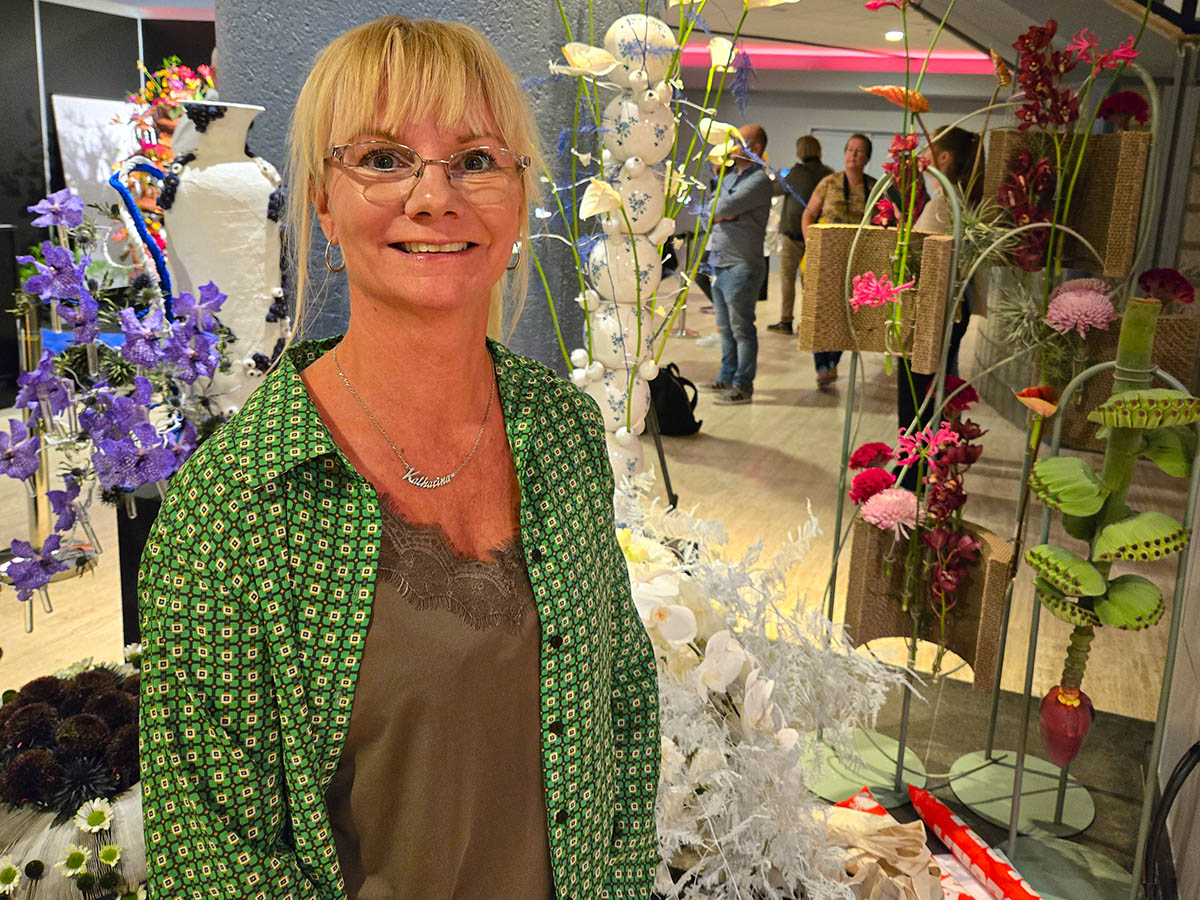 Katharina Albrechtsen at World Cup Floral Art 2025 Katharina Albrechtsen at World Cup Floral Art 2025