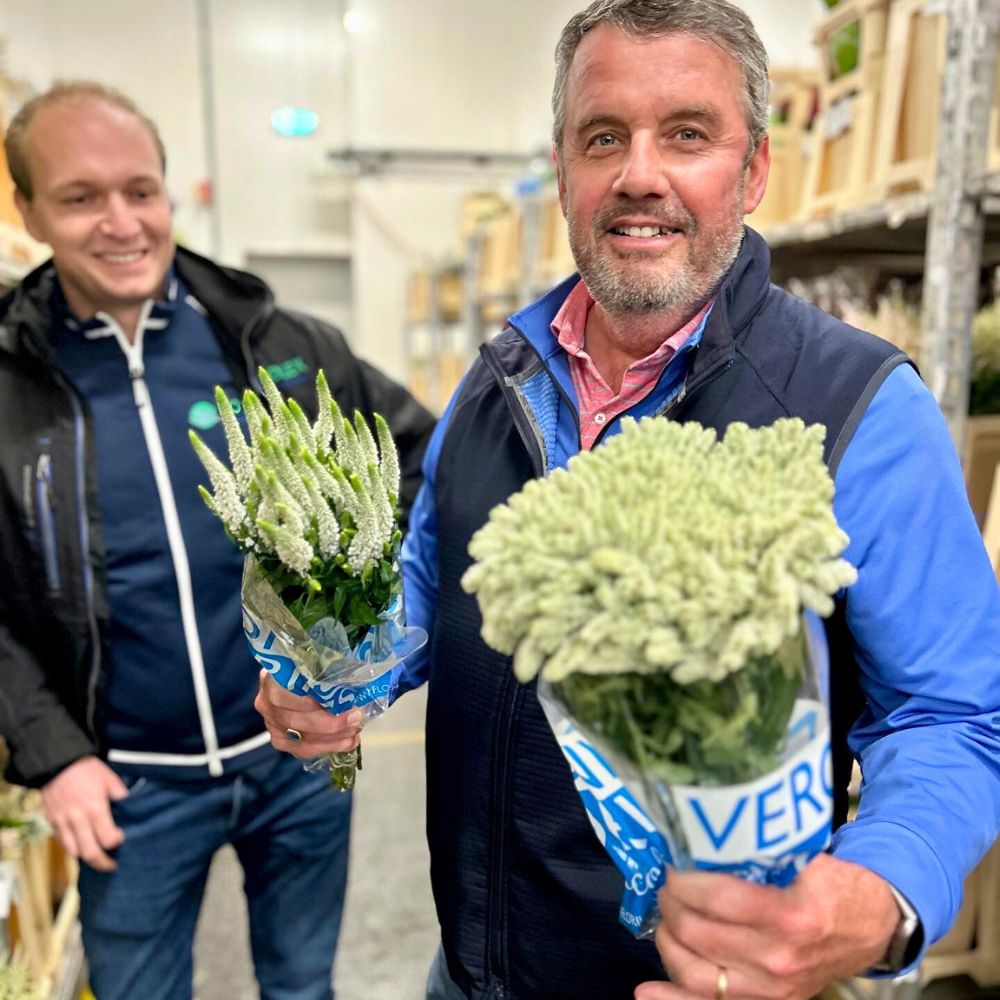 Joost Bongaerts CEO Florabundance during his visit to Holex in Aalsmeer Florabundance