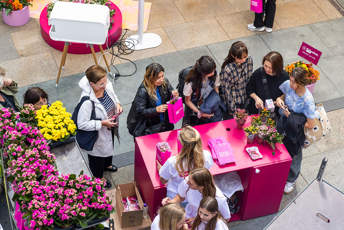 Kalanchoe promotion Rotterdam women queue