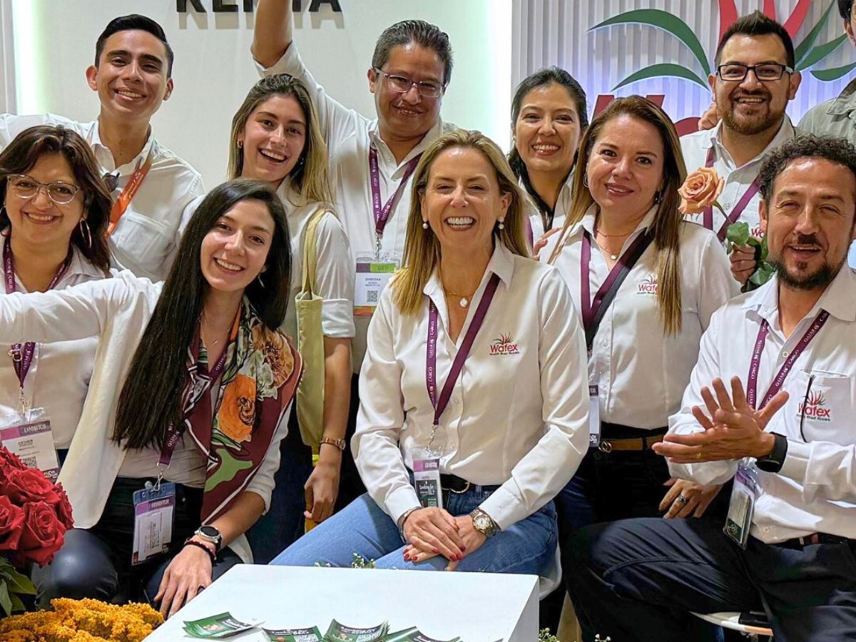 Andrea Hidalgo and team wafex during a past trade show 10 Questions to Andrea Hidalgo