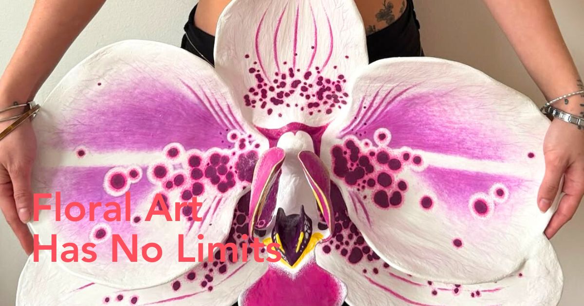 Floral art by Marie Eve