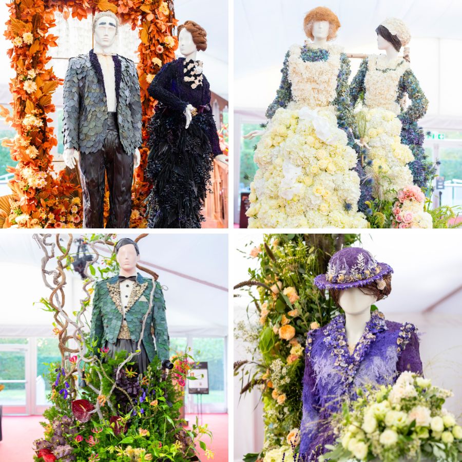 More floral mannequins at Kew Gardens