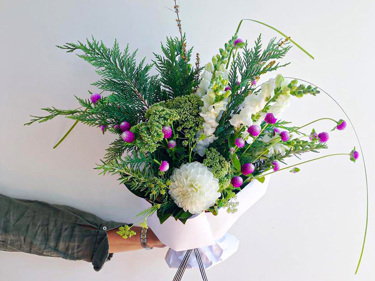 Conifer bouquet by flosjournal