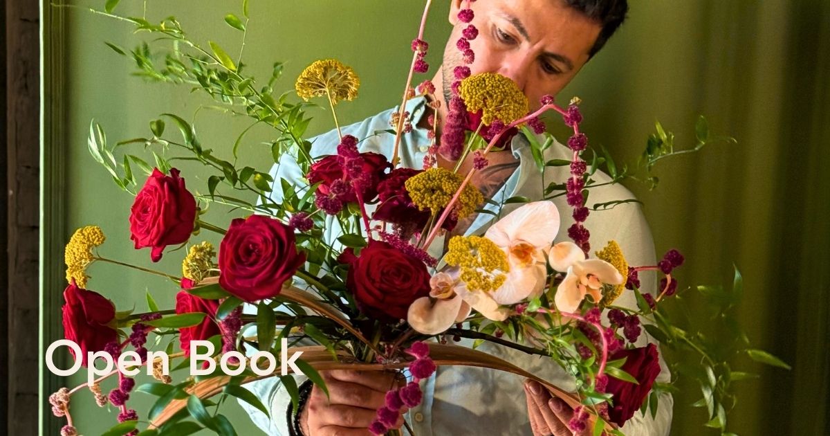 An Open Book for Teachers' Day by Andrei Bindea With Porta Nova Red Naomi Roses