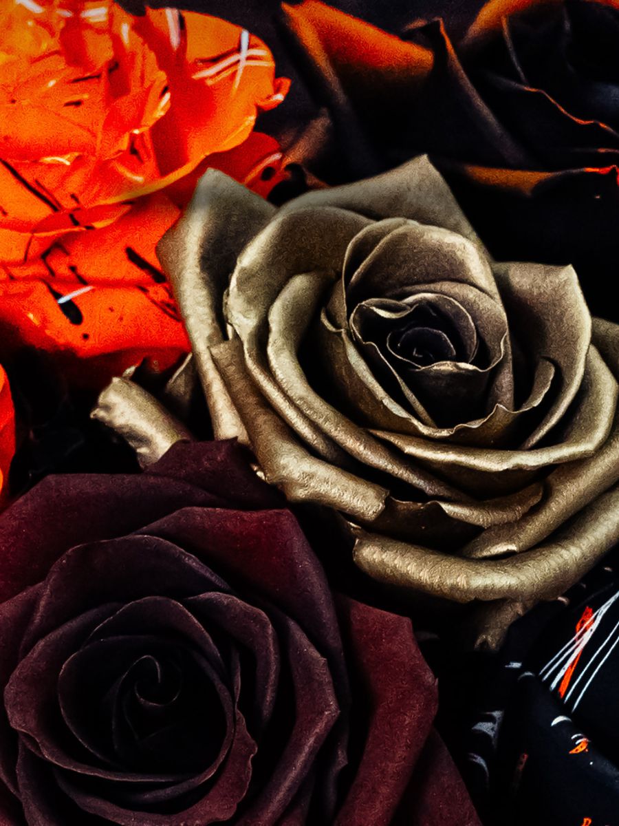 Fall tinted roses by Star Roses