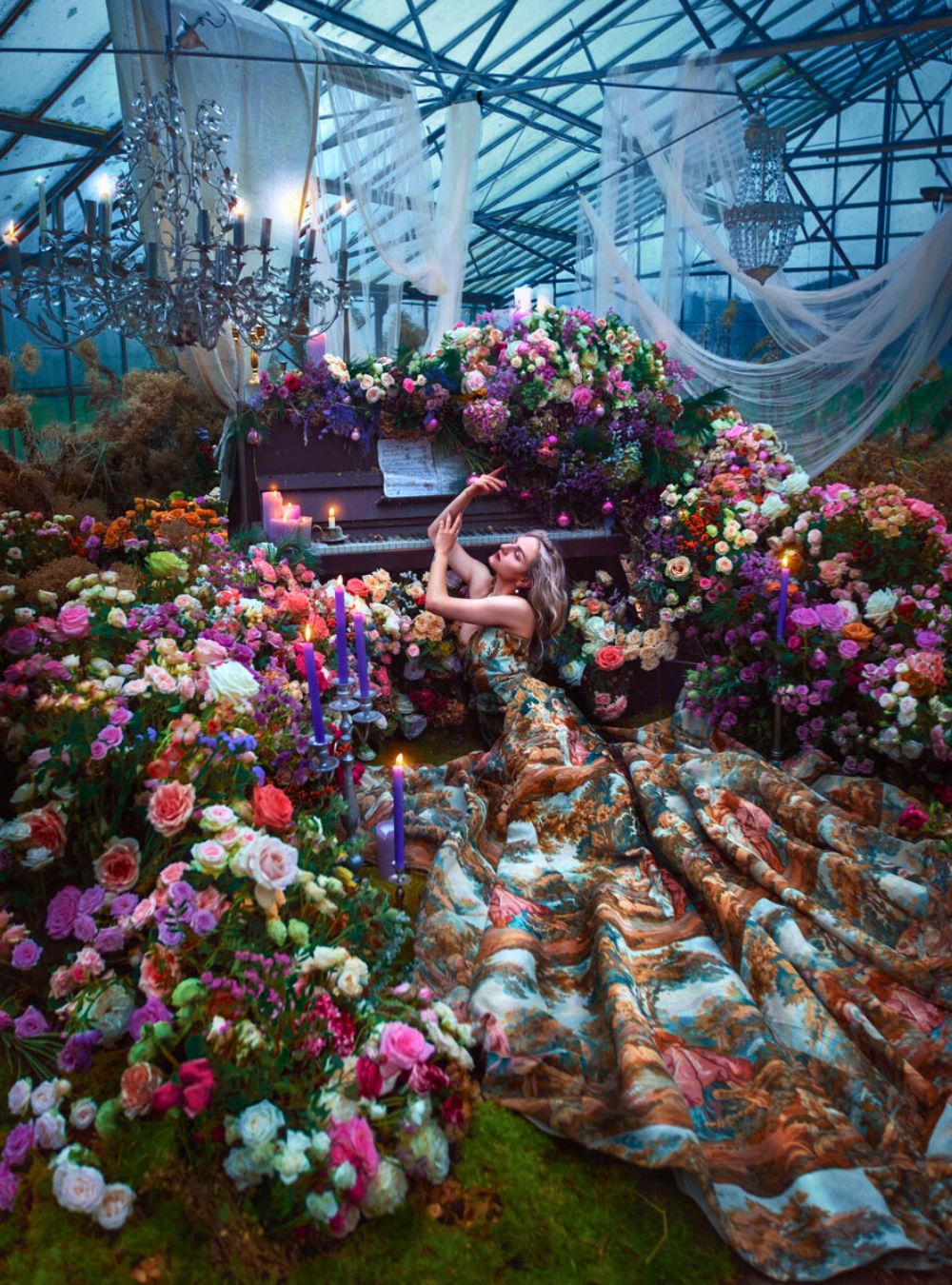 The Decorated Piano in an Abandoned Greenhouse Your Inner Song by Anna Psy Art Photo Projects