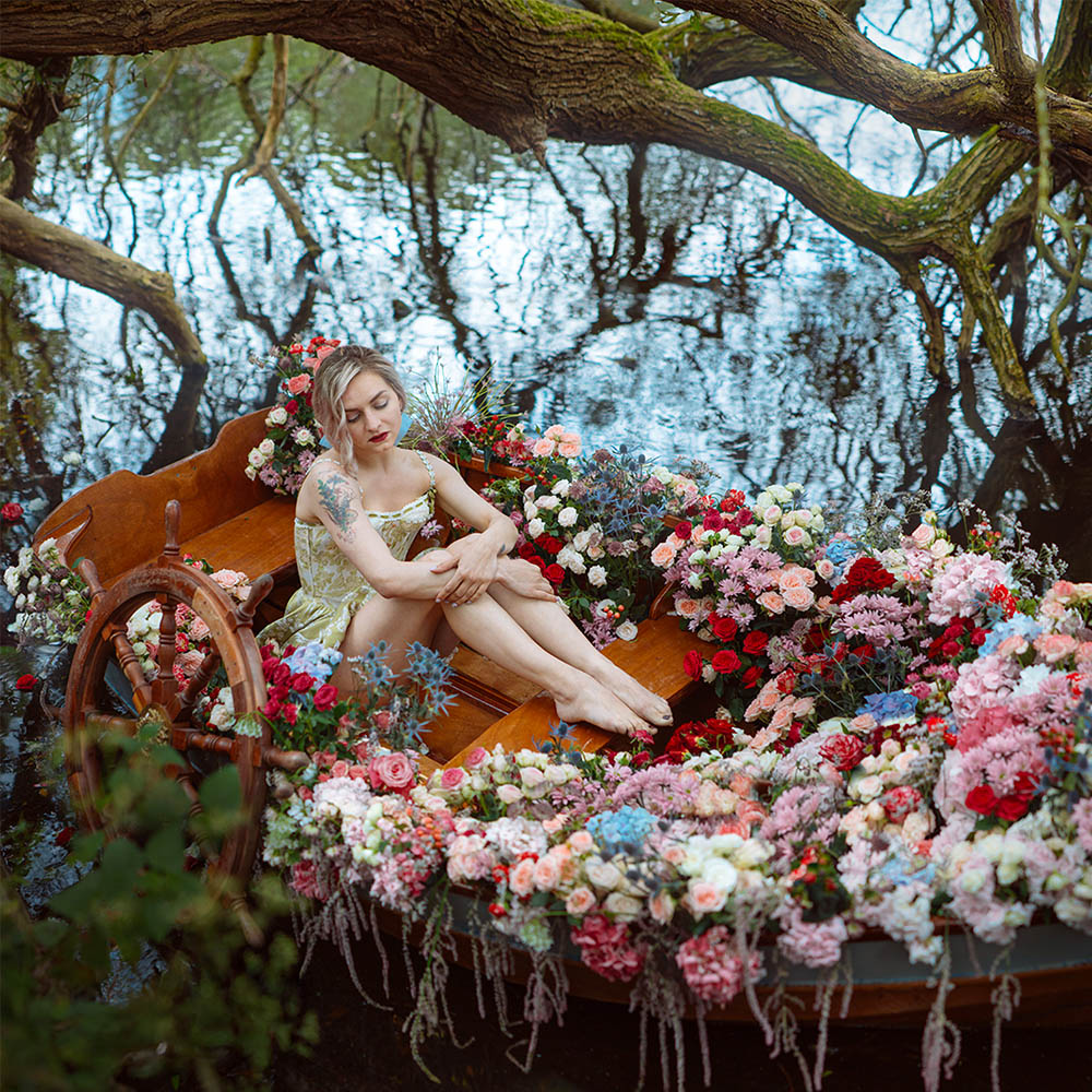 The-Flower-Boat-Bloom-Amidst-Darkness-Art-Photography-by-Anna-Psy