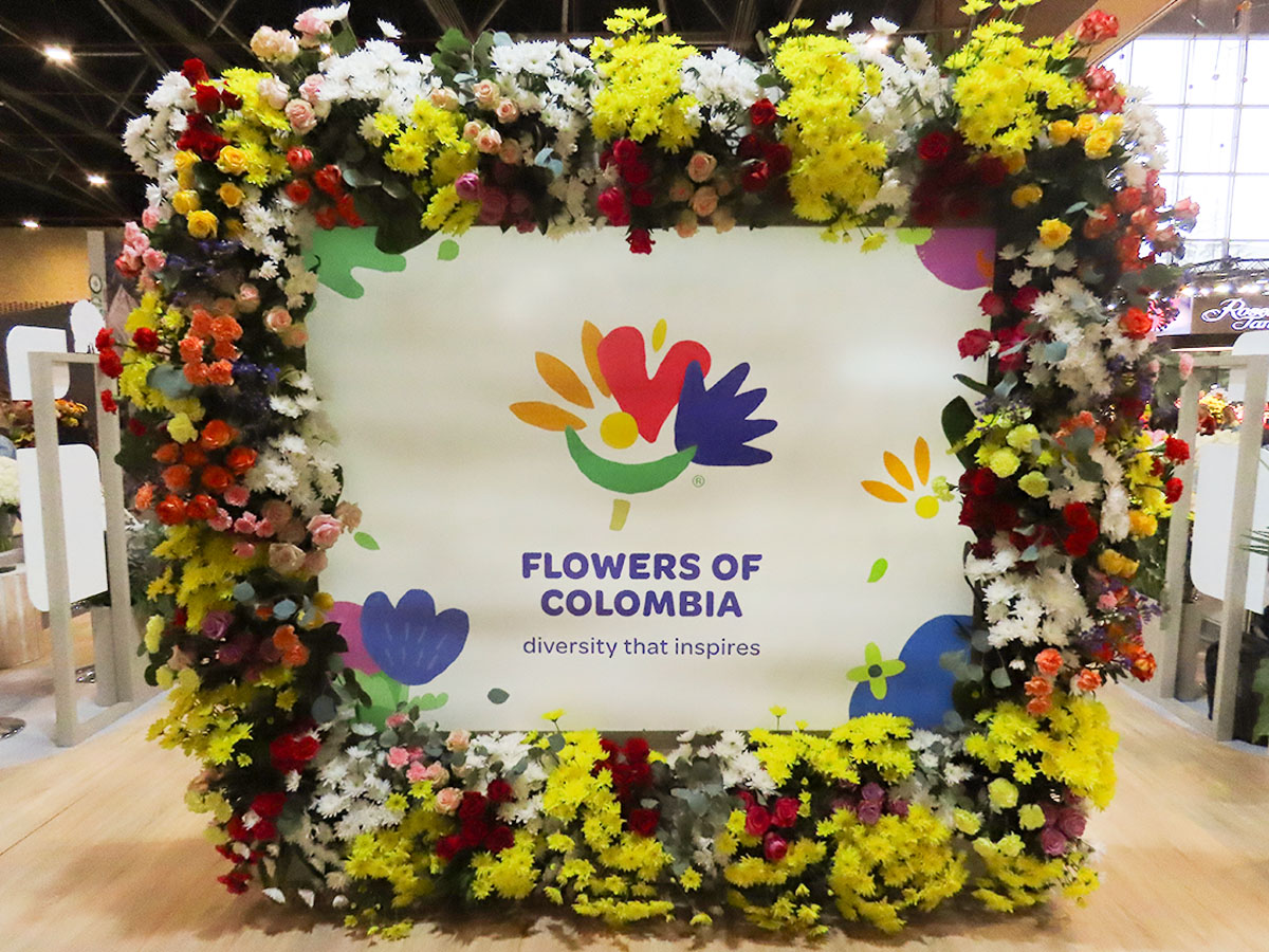 Proflora 2025 recap Flowers of Colombia stand