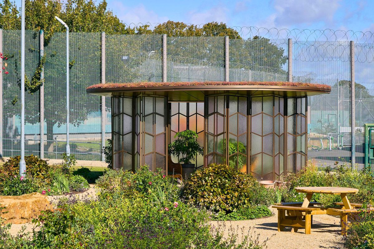 The full look of the Greenhouse Garden in prison