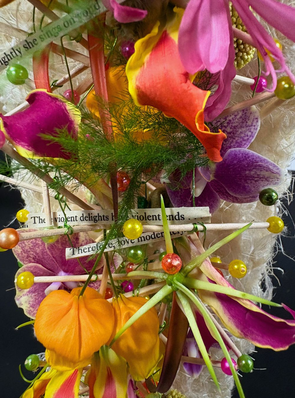 Bridal Bouquet Abigail McGuirre With Quotes Shakespeare Bridal Bouquet Abigail McGuirre With Quotes Shakespeare