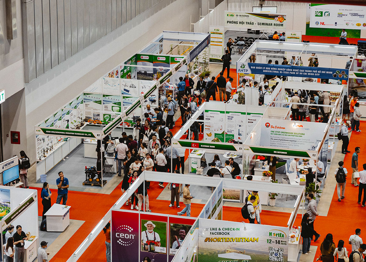 HortEx Exhibitors stands overview in Vietnam 2025
