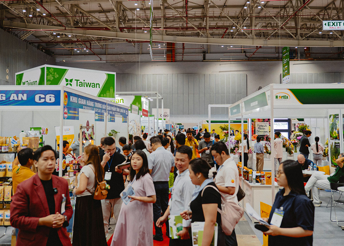 HortEx Exhibitors Taiwan booth in Vietnam 2025