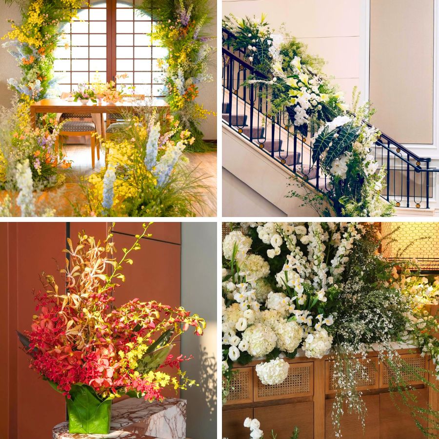 Wedding and installation pieces by Floral Magic Wedding and installation pieces by Floral Magic