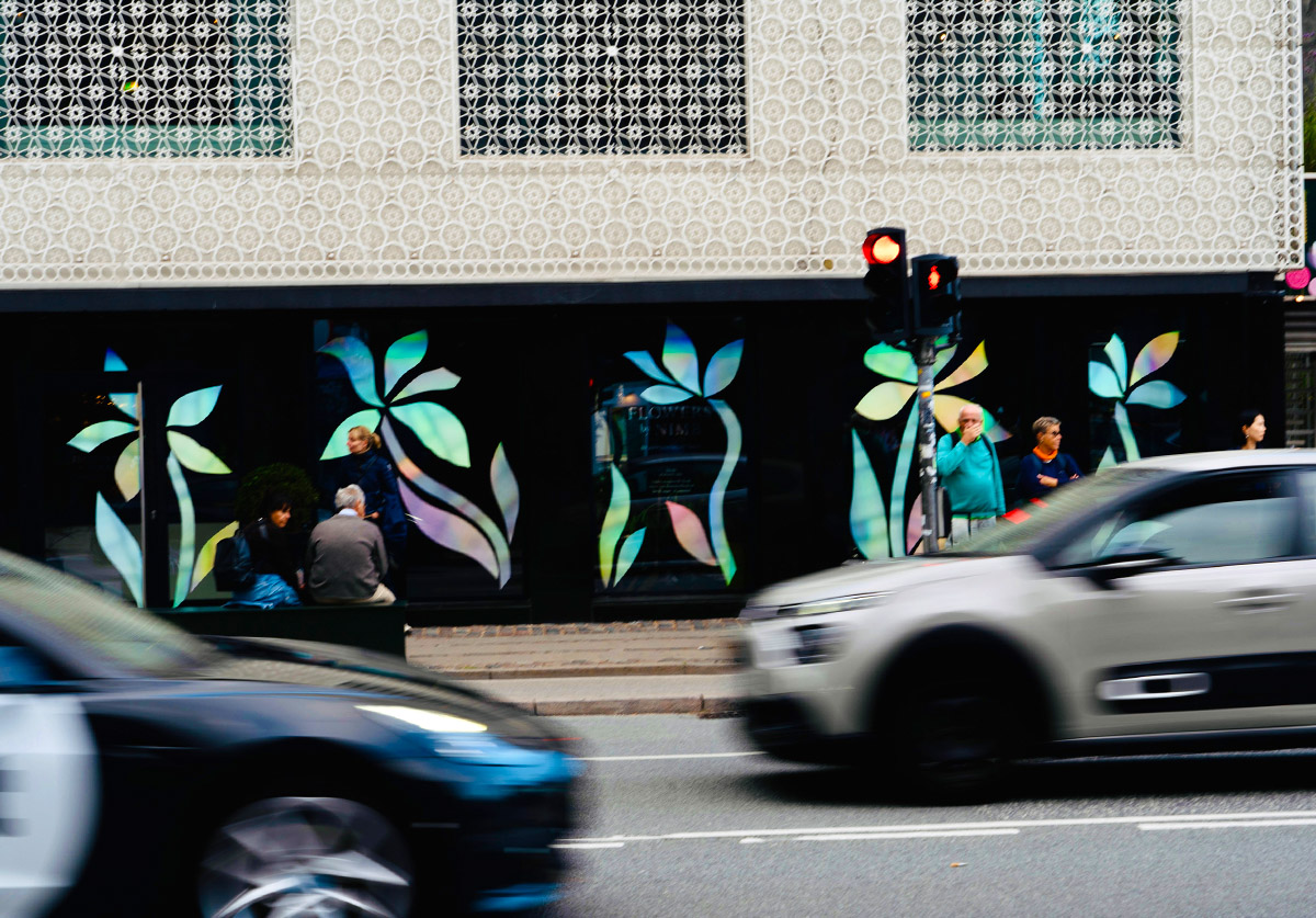 Johanne Lykke Rainbow flowers street