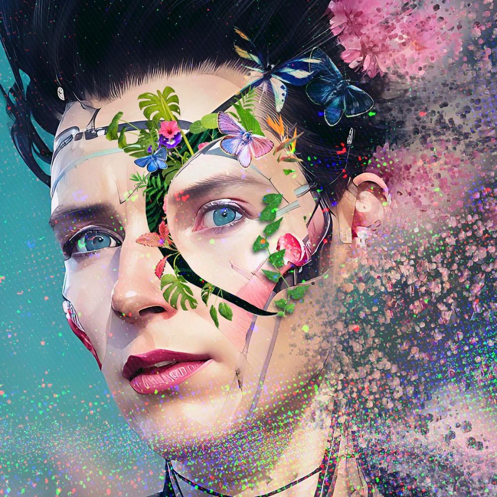 One of the art works by Julia Jean, who is mainly focused on digital art.