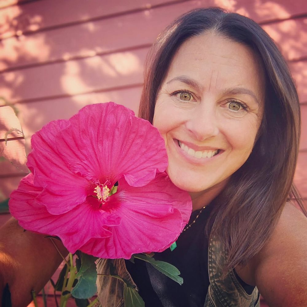 Hibiscus hibiscus is a perfect representation of the inner beauty