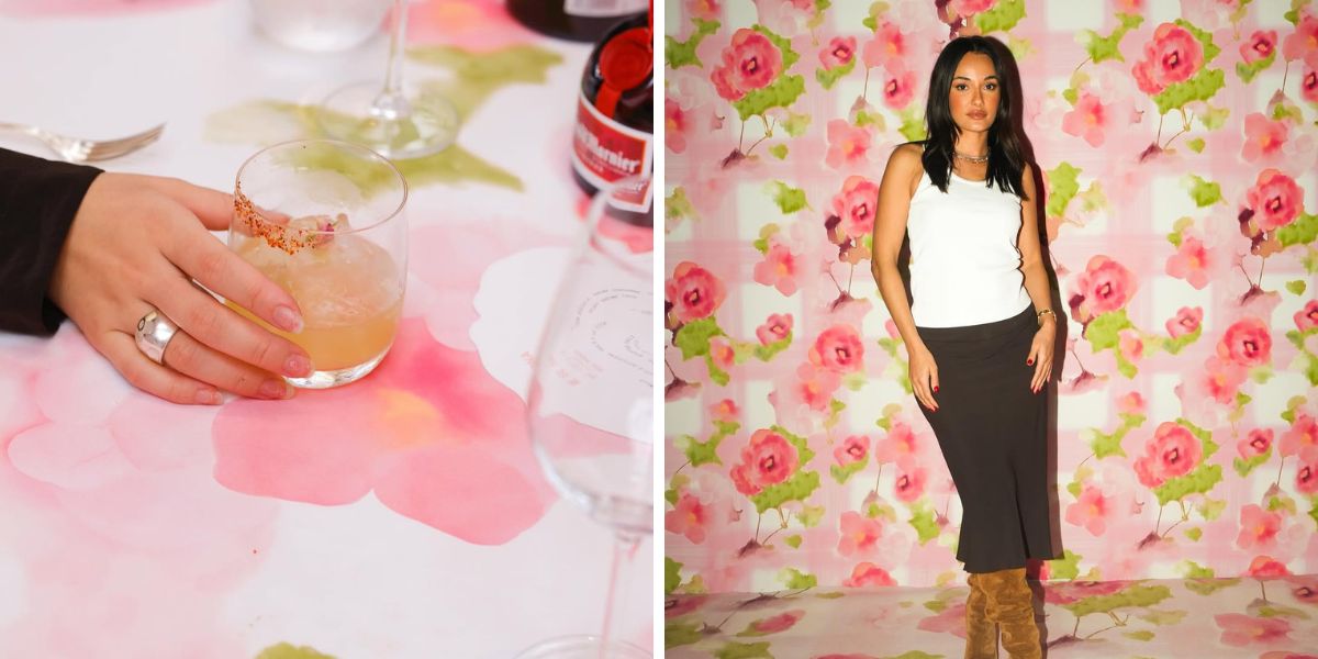 Tables and guests filled with roses Tables and guests filled with roses