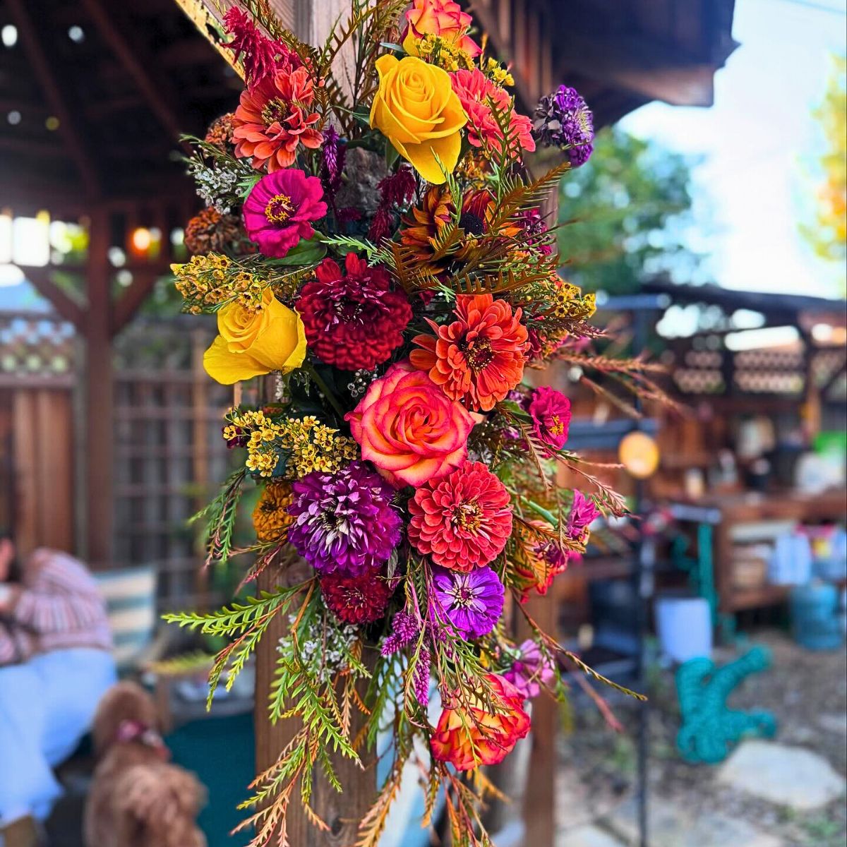 Outside Decoration With Sideau Agrawool by Busy Bloomin Fall Palette Outside Decoration With Sideau Agrawool by Busy Bloomin Fall Palette