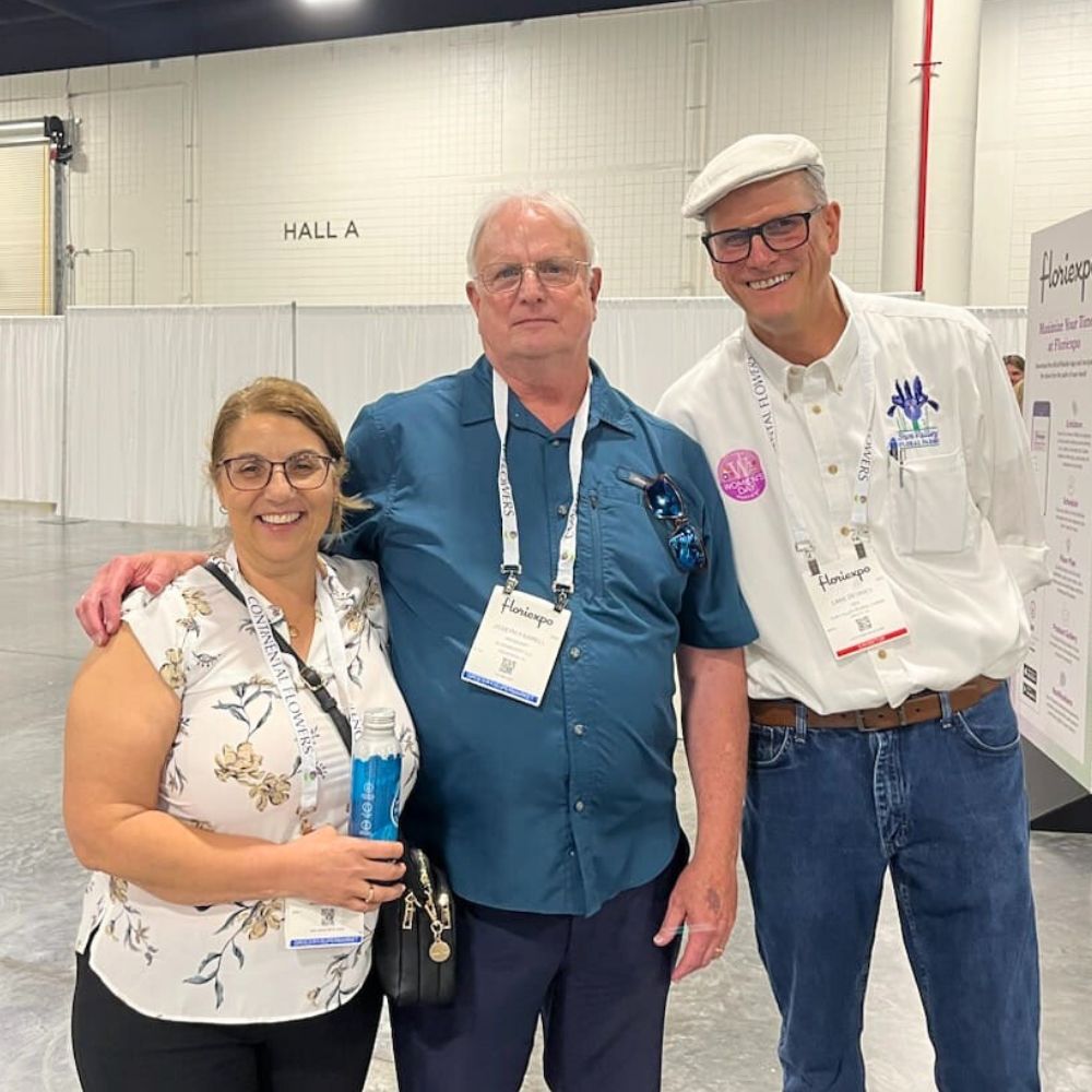 Lane DeVries with industry peers during Floriexpo 10 Questions to Lane DeVries