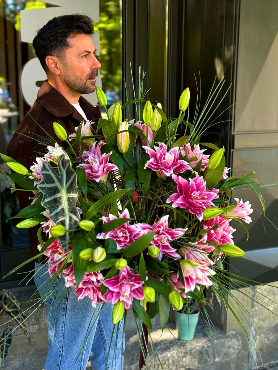 My Design With Double Bredefleur Lilies as BFF