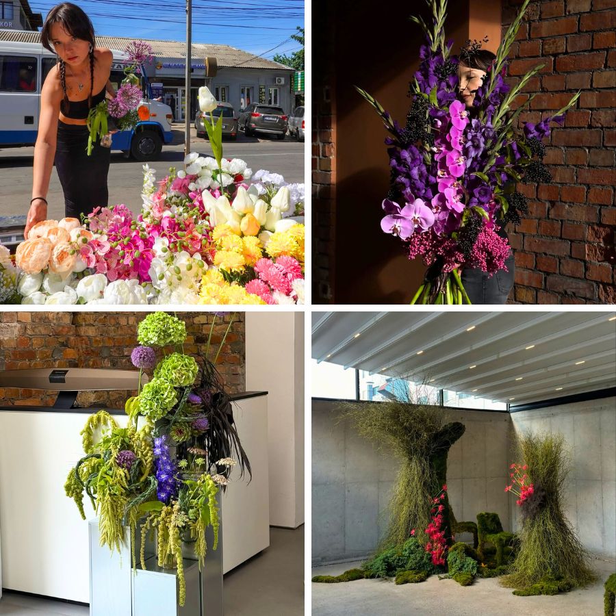 Floral installations by Studio Linne Floral installations by Studio Linne