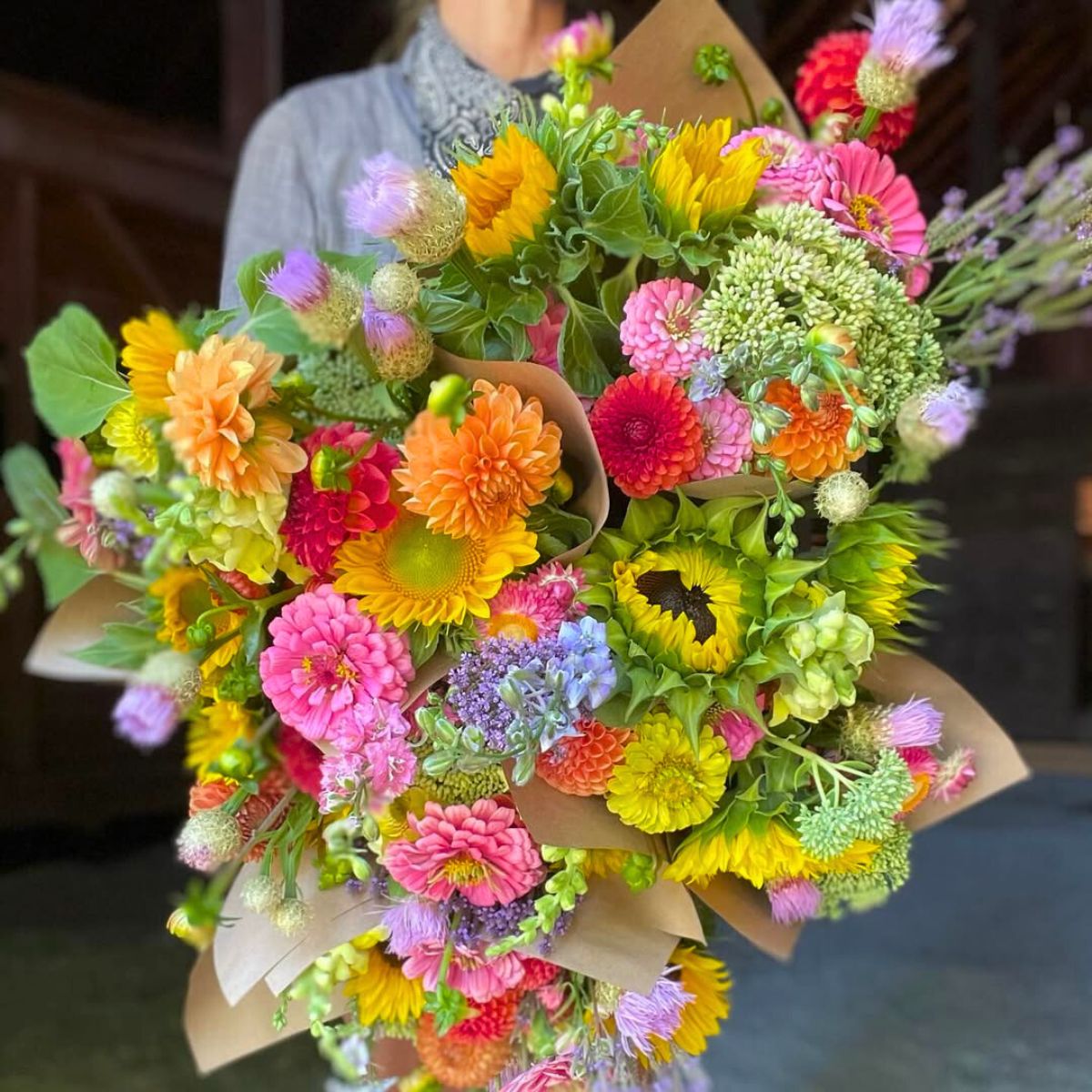 A bouquet of colorful flowers A bouquet of colorful flowers