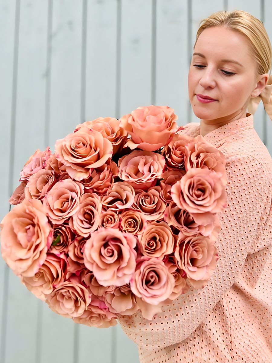 Katya Hutter with Rose Moccachino