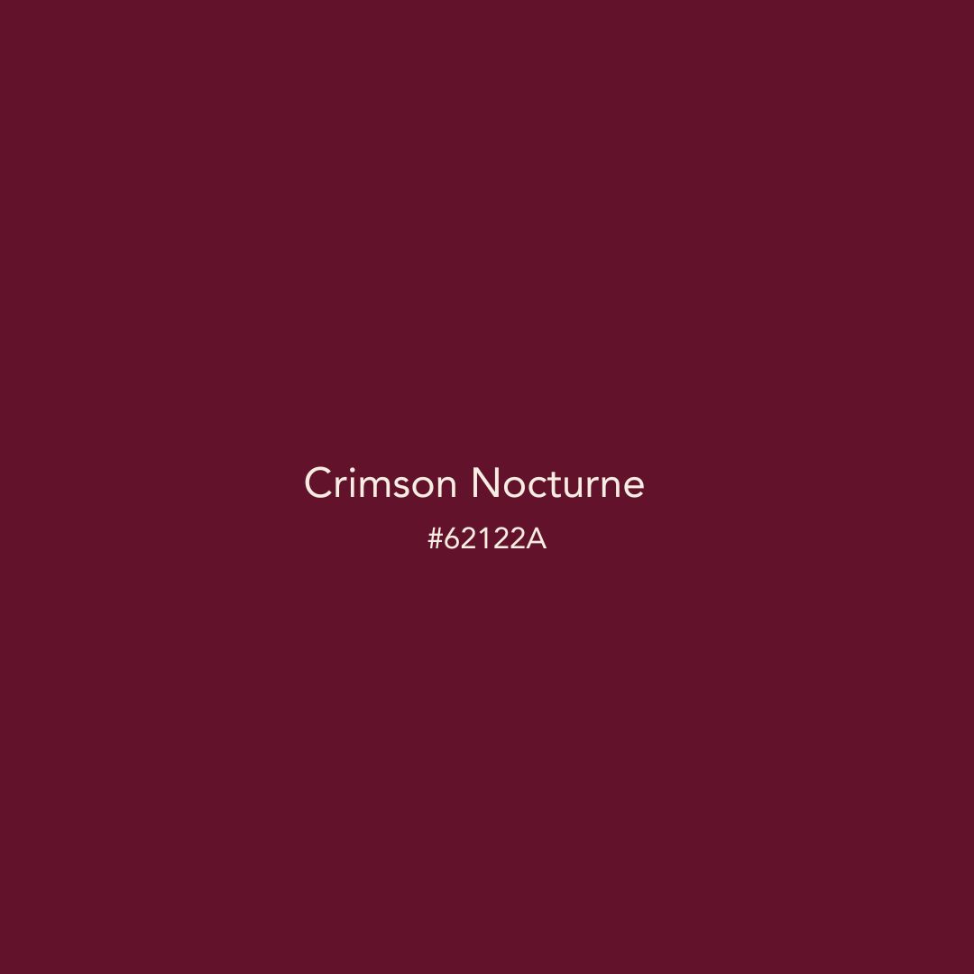 Thursd Floral Trend Color of the Year 2026 Crimson Nocturne